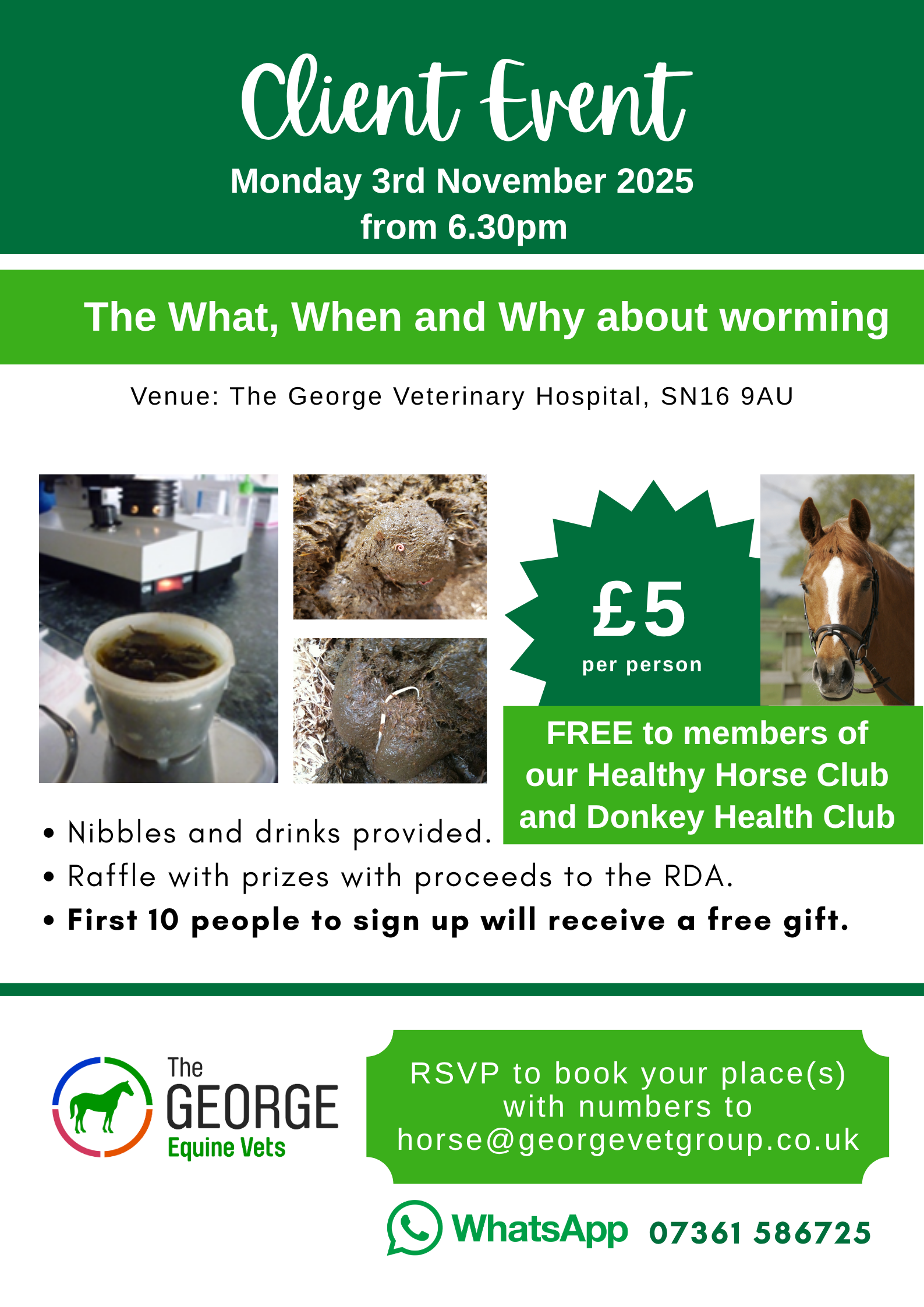 Client Event - Worming