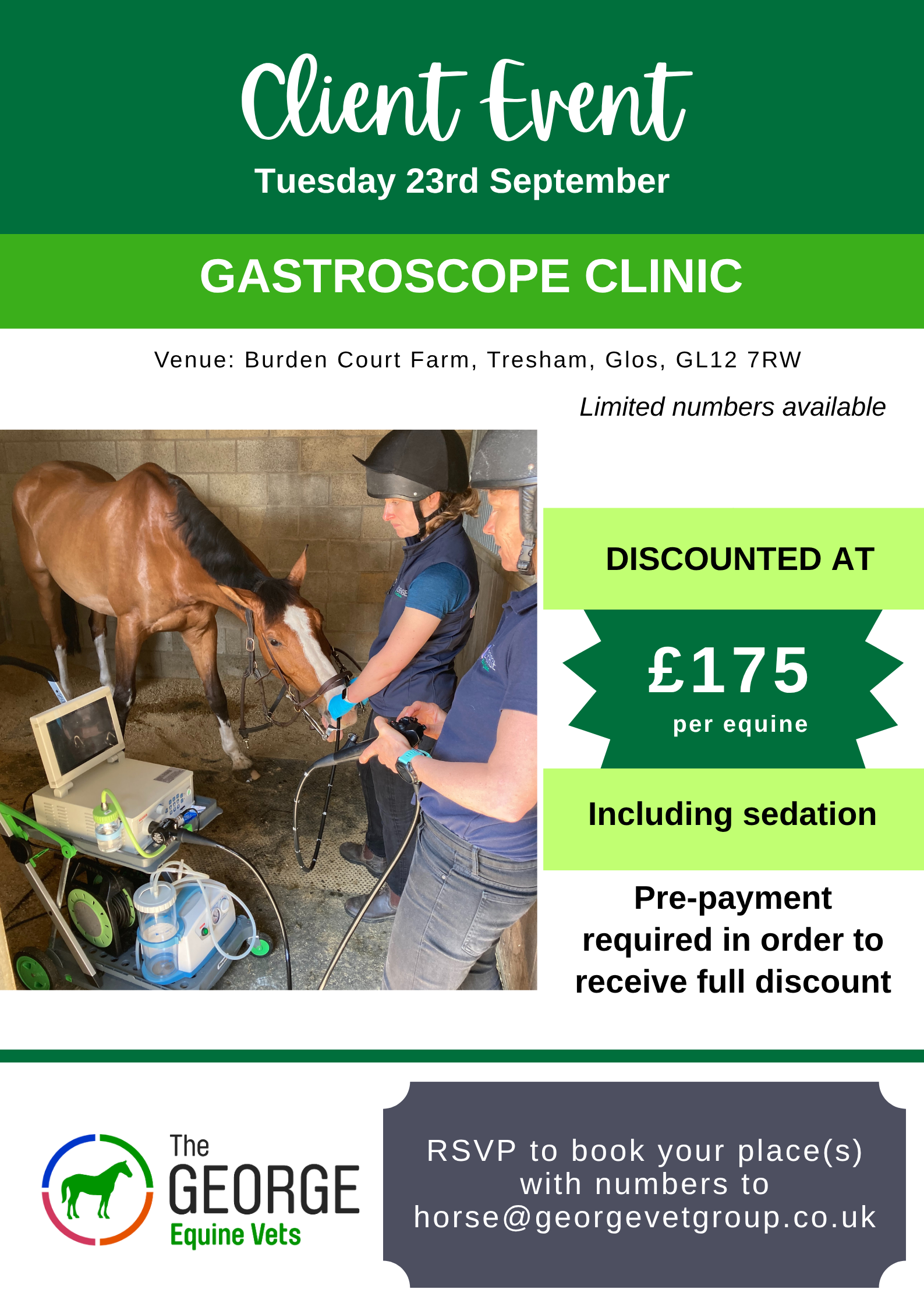 Client event - Clinic